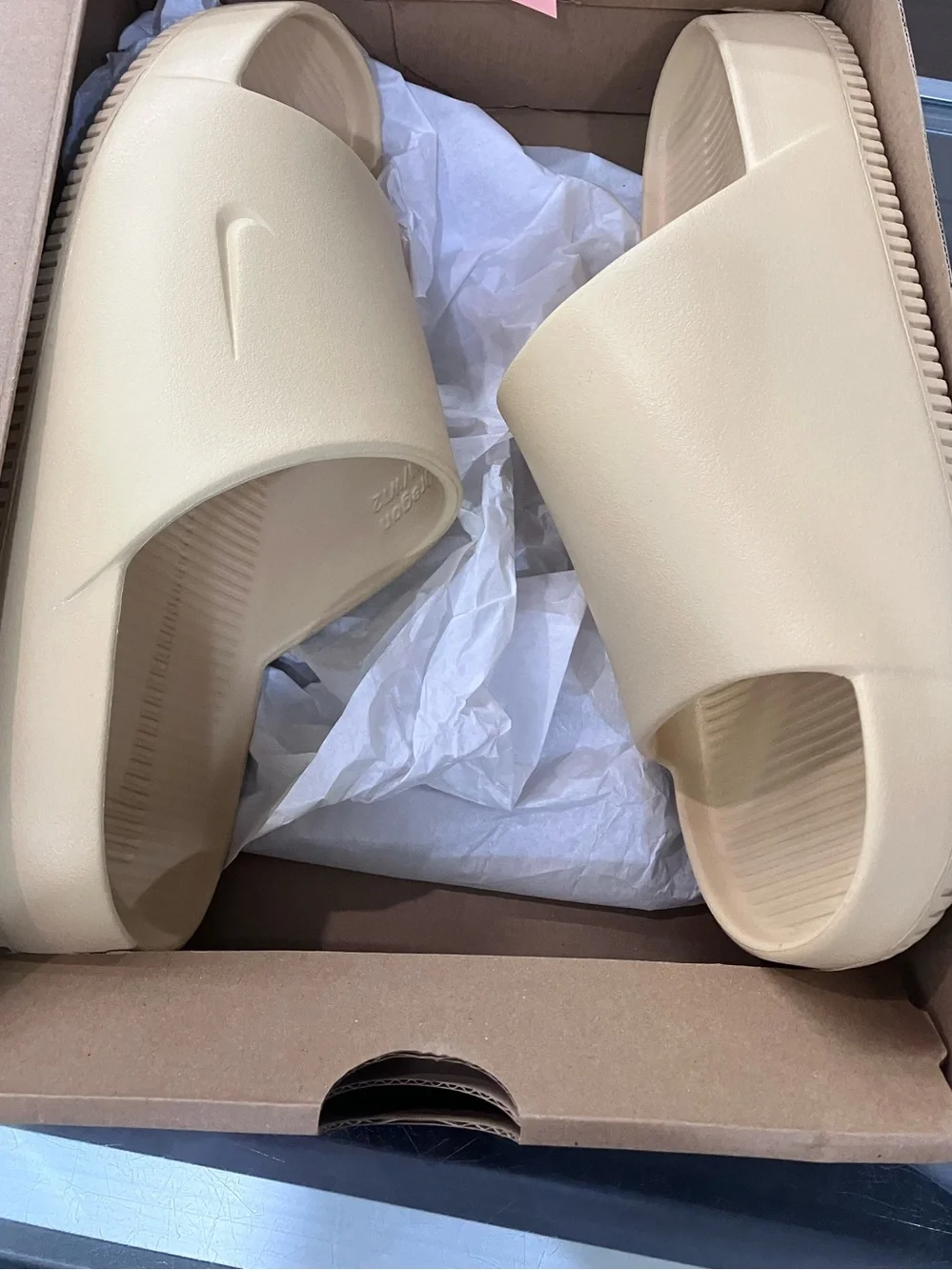 Nike Calm Slide Sesame Size 11